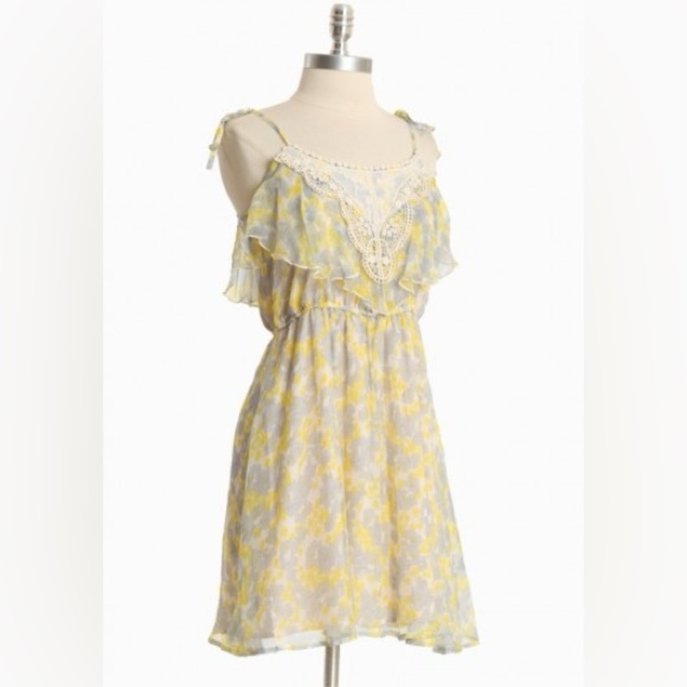 New Floral natural Silk Dress